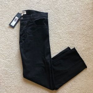NWT NILI LOTAN BLACK BOYFRIEND JEAN